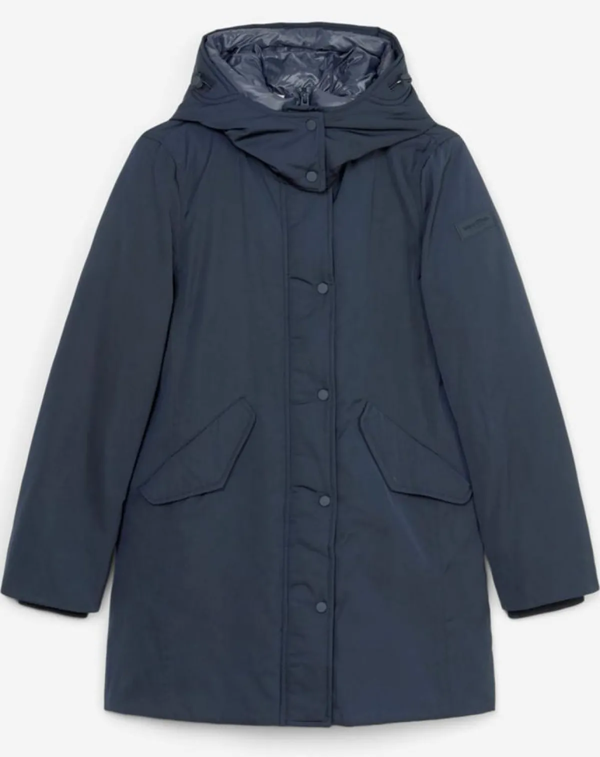 Marc O'Polo Manteaux|Parka courte et cintrée Thermore bleu marine