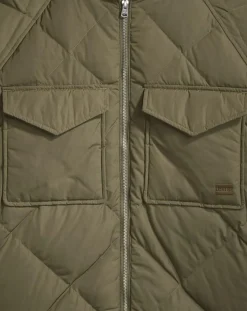 Levi's® Manteaux|Parka Diamond matelassée verte