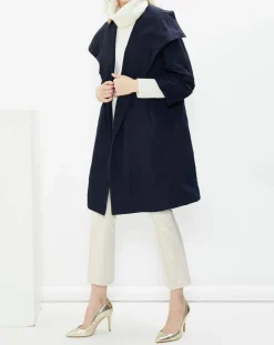 MaxMara Studio Manteaux|Parka légère réversible Manna bleu marine/noir