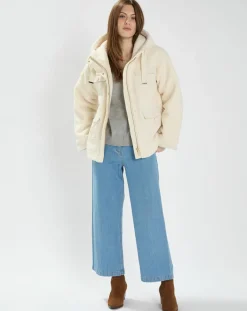 Zapa Manteaux|Parka Poggy écrue