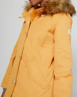 Marc O'Polo Manteaux|Parka Thermor à capuche fausse fourrure jaune