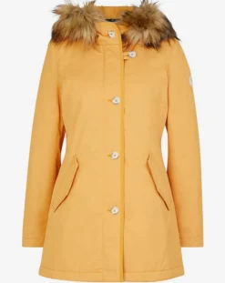 Marc O'Polo Manteaux|Parka Thermor à capuche fausse fourrure jaune