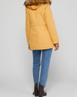 Marc O'Polo Manteaux|Parka Thermor à capuche fausse fourrure jaune