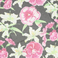 Manuel Canovas Echarpes, Foulards|Paréo/Étole Lily en Voile de coton noir - 130x68 cm