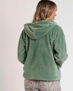 Admas Lingerie, Nuit|Peignoir Art is Life Mod B vert feuille