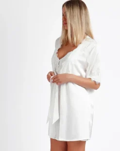 Admas Lingerie, Nuit|Peignoir Romantic Wedding blanc