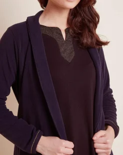 Le Chat Lingerie, Nuit|Peignoir Sweet marine