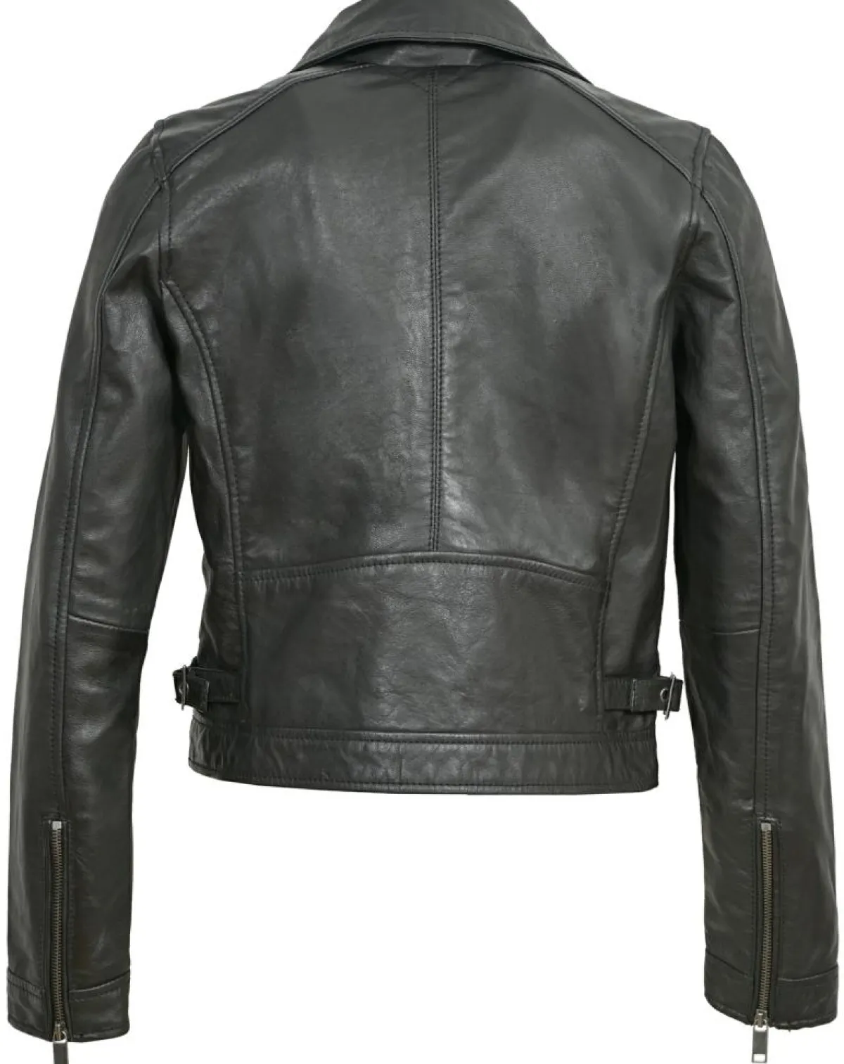 Chyston Vestes, Blousons|Perfecto en Cuir Colomba noir