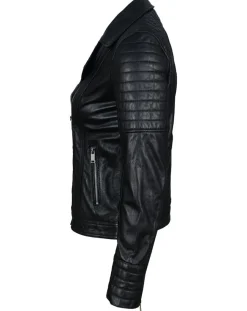 Chyston Vestes, Blousons|Perfecto en Cuir Jessy noir