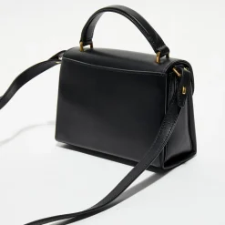 Mulberry Sacs|Petit sac à main en Cuir Lana noir - 18,5x13x8 cm