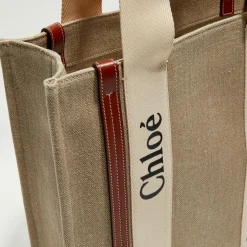 Chloé Sacs|Petit tote bag Woody multicolore - 26x20x8 cm