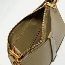 Chloé Pochettes|Pochette bandoulière en Cuir Pottery verte - 20x20x9 cm