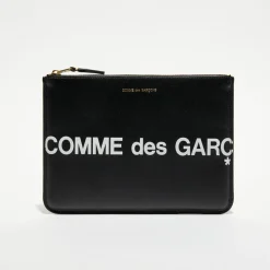 Comme des Garçons Pochettes|Pochette Wallet en Cuir Bags In Black noire - 22x16x0.5 cm