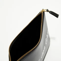 Comme des Garçons Pochettes|Pochette Wallet en Cuir Bags In Black noire - 22x16x0.5 cm