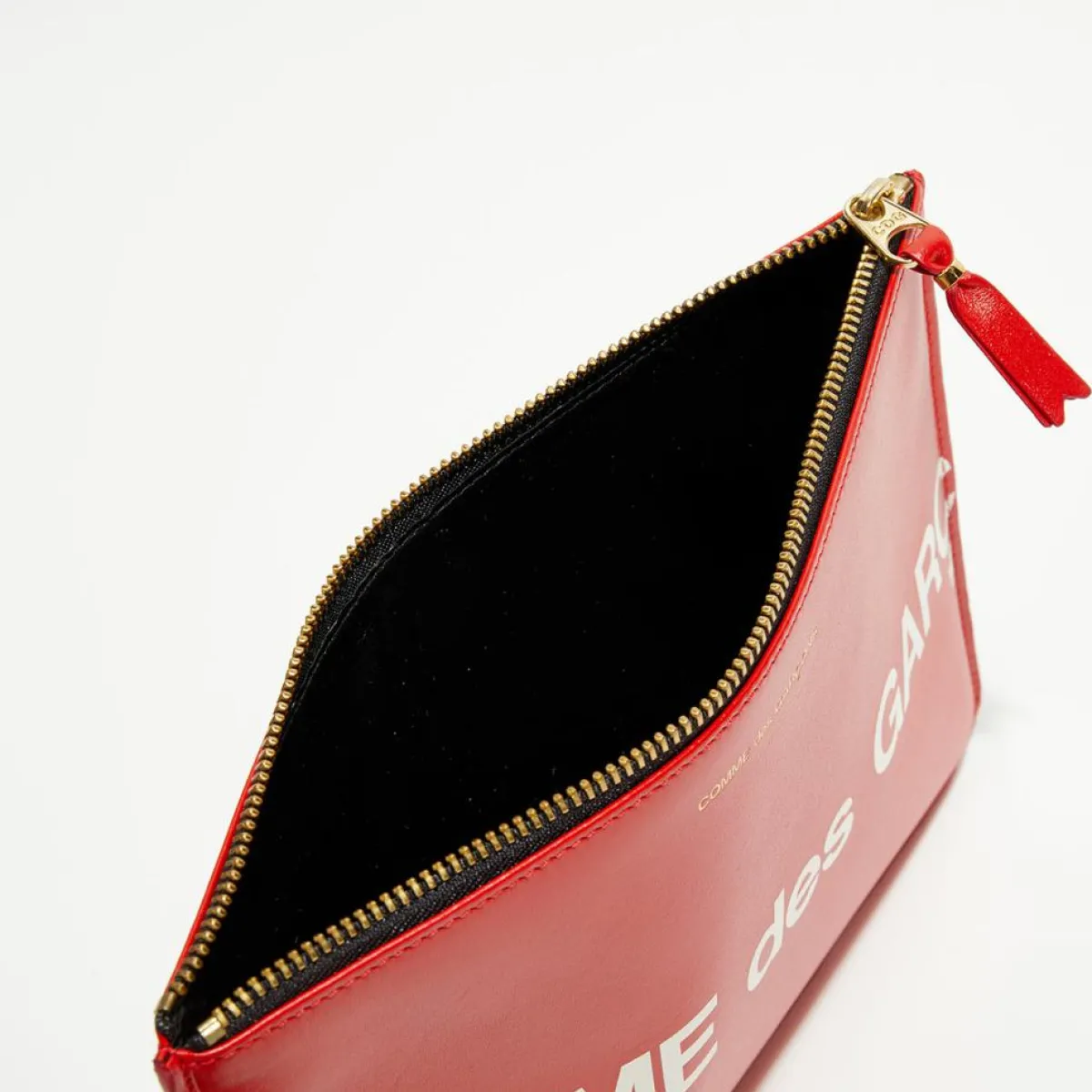 Comme des Garçons Pochettes|Pochette Wallet en Cuir Bags In Red rouge - 22x16x0.5 cm