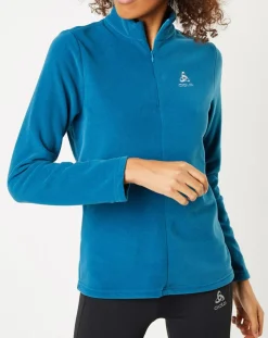 Odlo Pulls|Polaire Midlayer 1/2 Zip bleu