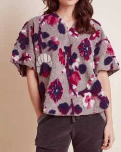 Le Chat Lingerie, Nuit|Poncho en Laine mélangée Mila multicolore