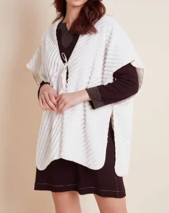 Le Chat Lingerie, Nuit|Poncho Essentiel écru