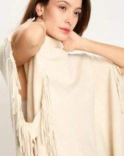 Lauren Vidal Pulls|Poncho Naos crème