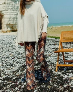 Lauren Vidal Pulls|Poncho Naos crème