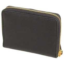 Tory Burch Porte-Monnaie Et Portefeuilles|Portefeuille en Cuir Emerson noir - 11.5x9x2.5 cm