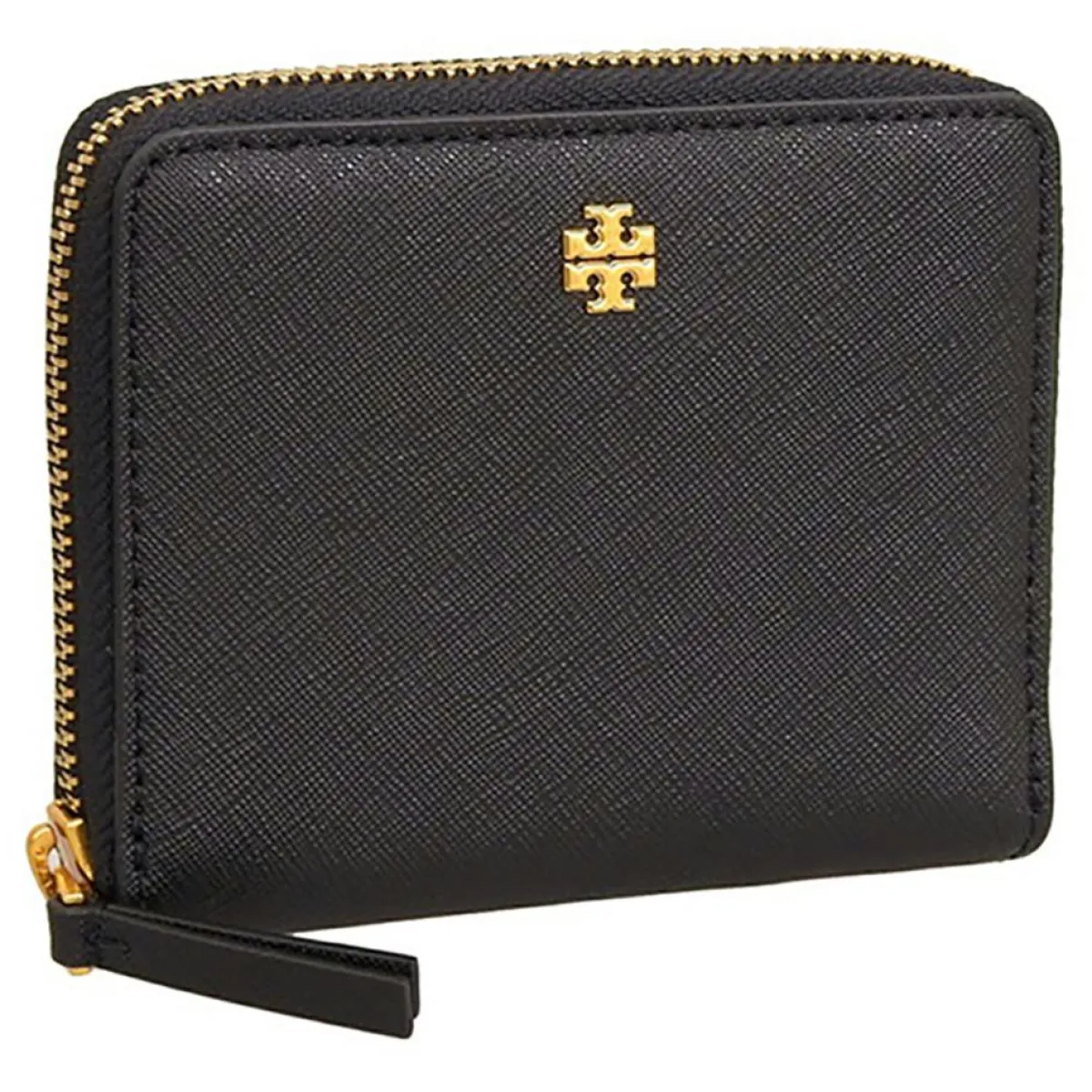 Tory Burch Porte-Monnaie Et Portefeuilles|Portefeuille en Cuir Emerson noir - 11.5x9x2.5 cm