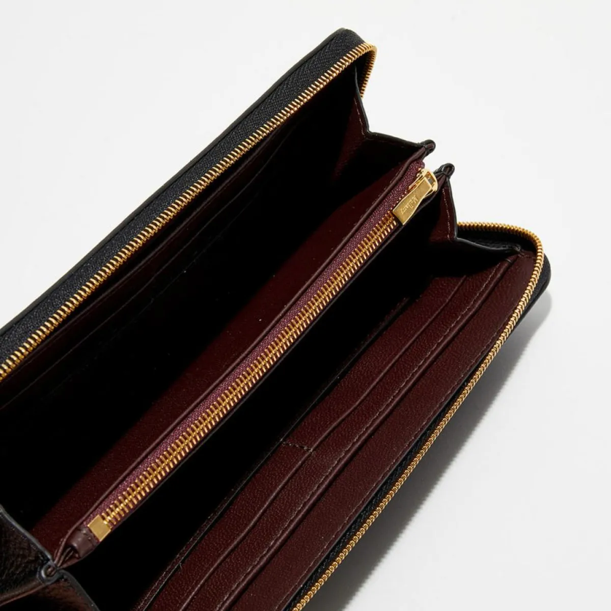 Mulberry Porte-Monnaie Et Portefeuilles|Portefeuille en Cuir Plaque noir - 9.5x19 cm