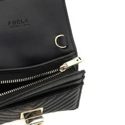 Furla Porte-Monnaie Et Portefeuilles|Portefeuille en Cuir Pop Star noir 11x9 cm