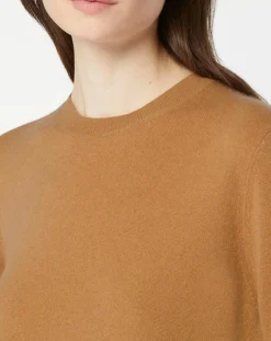 Galeries Lafayette Pulls|Pull 100% Cachemire col rond Zabri camel