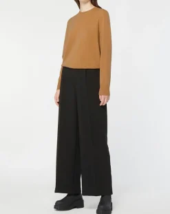 Galeries Lafayette Pulls|Pull 100% Cachemire col rond Zabri camel