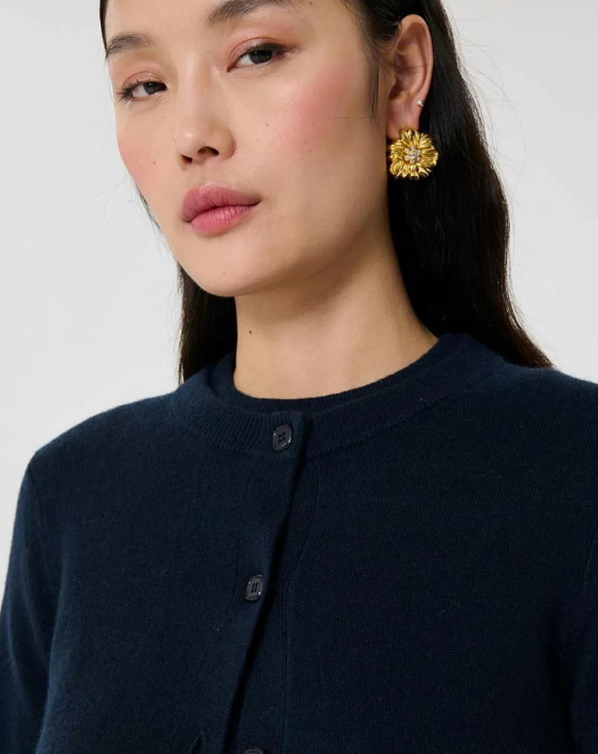 Tara Jarmon Gilets Et Cardigans|Pull 100% Cachemire Guido nuit