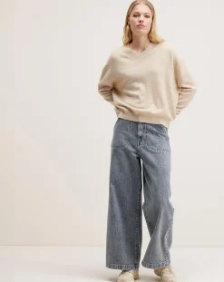 Bellerose Pulls|Pull 100% Cachemire Slax oatmeal