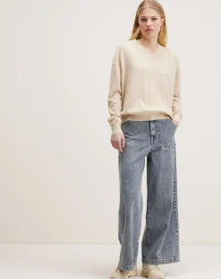 Bellerose Pulls|Pull 100% Cachemire Slax oatmeal