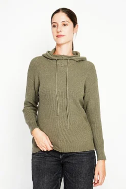 Assuili Pulls|Pull à capuche kaki