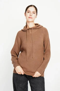 Assuili Pulls|Pull à capuche marron