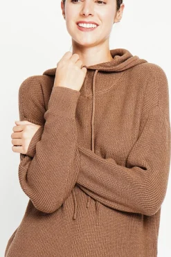 Assuili Pulls|Pull à capuche marron