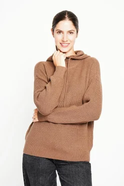 Assuili Pulls|Pull à capuche marron
