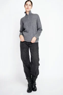 Assuili Sweats|Pull à col montant loup