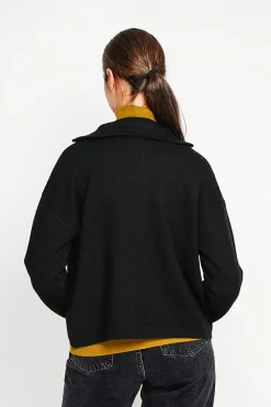 Assuili Pulls|Pull à col montant noir