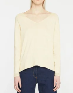 Yerse Pulls|Pull 100% Coton Bio Maëlys beige