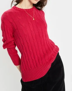 Jodhpur Pulls|Pull 100% Coton bioologique Bong rose foncé