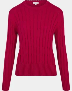 Jodhpur Pulls|Pull 100% Coton bioologique Bong rose foncé