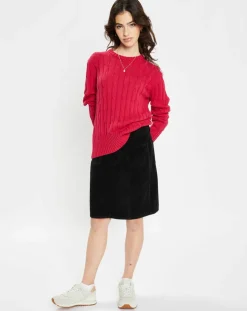 Jodhpur Pulls|Pull 100% Coton bioologique Bong rose foncé