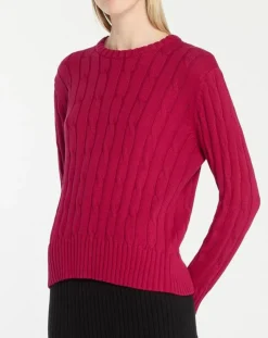 Jodhpur Pulls|Pull 100% Coton bioologique Bong rose foncé