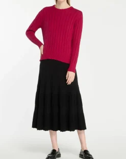 Jodhpur Pulls|Pull 100% Coton bioologique Bong rose foncé