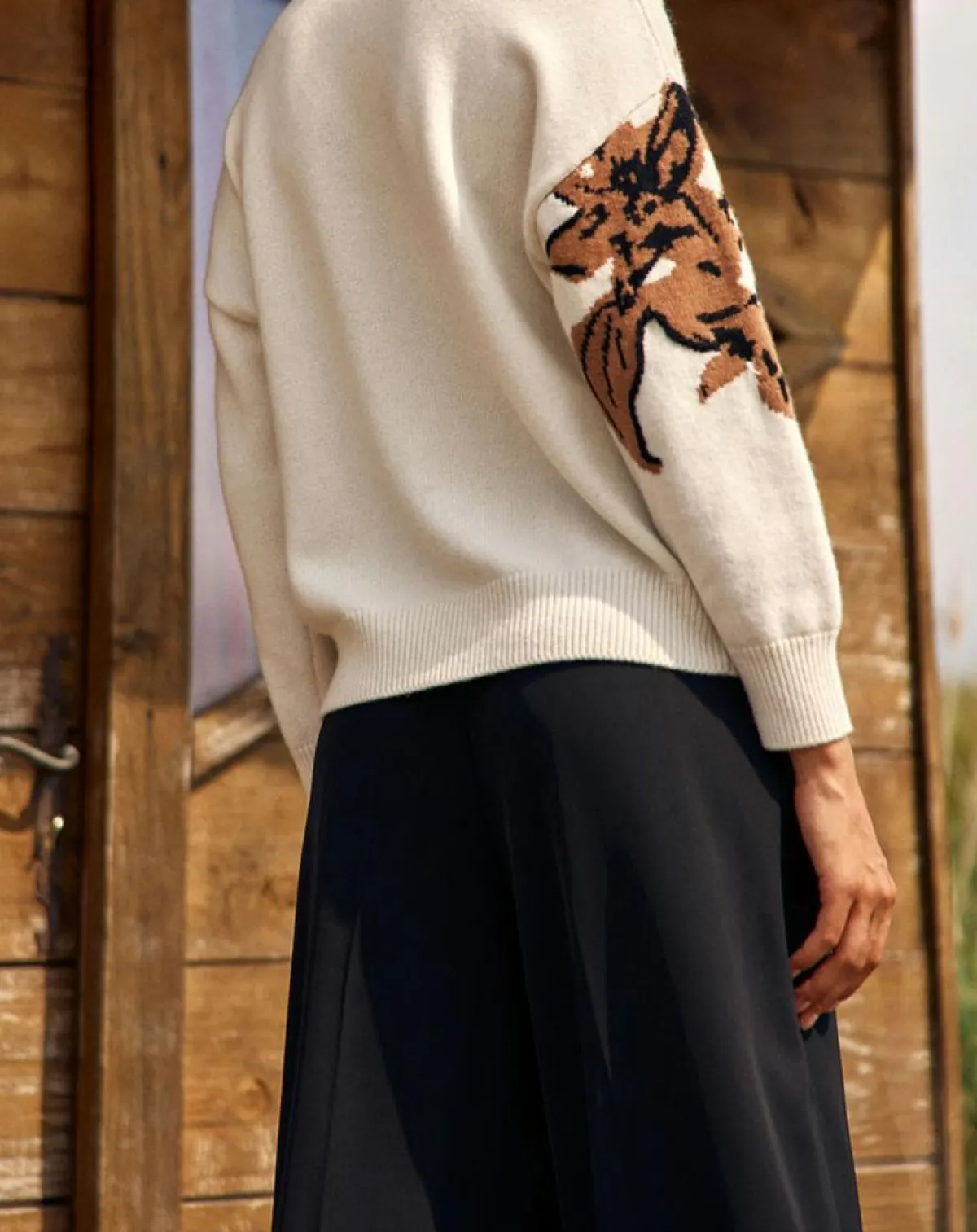 Lauren Vidal Pulls|Pull 100% Laine Dana écru