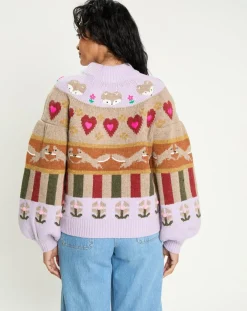 Manoush Pulls|Pull 100% Laine Fox Farm unique