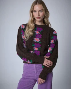 Manoush Pulls|Pull 100% Laine Heidi chocolat