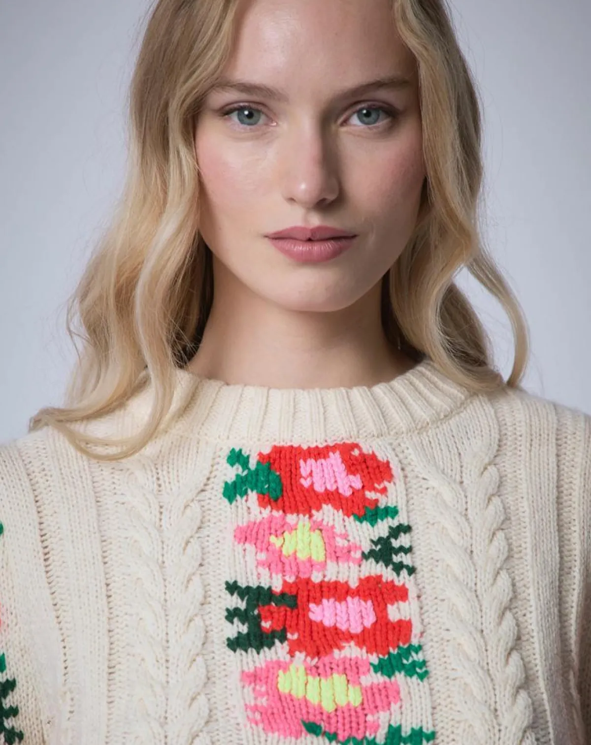 Manoush Pulls|Pull 100% Laine Heidi ecru