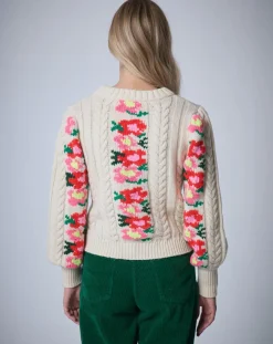 Manoush Pulls|Pull 100% Laine Heidi ecru